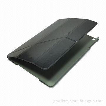 Black Slim Magnetic PU Leather Stand Smart Cover for iPad Air